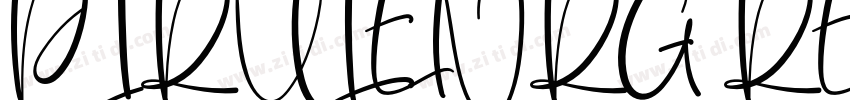 PIRULENRG REGULAR字体转换